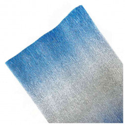 Бумага гофрированная металл СЕРЕБРИСТО-СИНЯЯ №802/2 180гр 