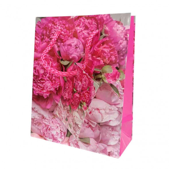 Пакет ламинированный Цветы размер 12*15*5,5см