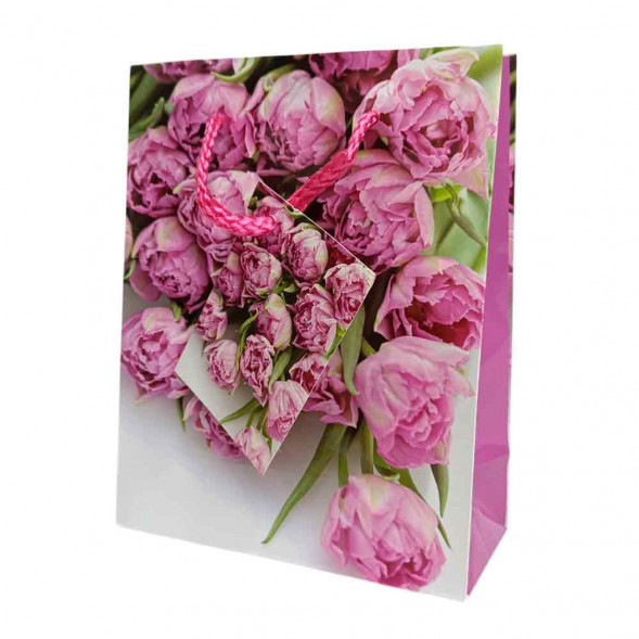 Пакет ламинированный Цветы размер 12*15*5,5см