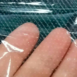 Пакет прозрачный перфорированный с клеевым краем 20*20см 100шт