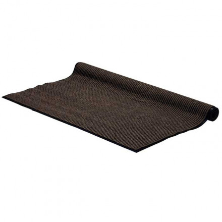 Коврик влаговпитывающий ребристый Vortex 120*150см коричневый