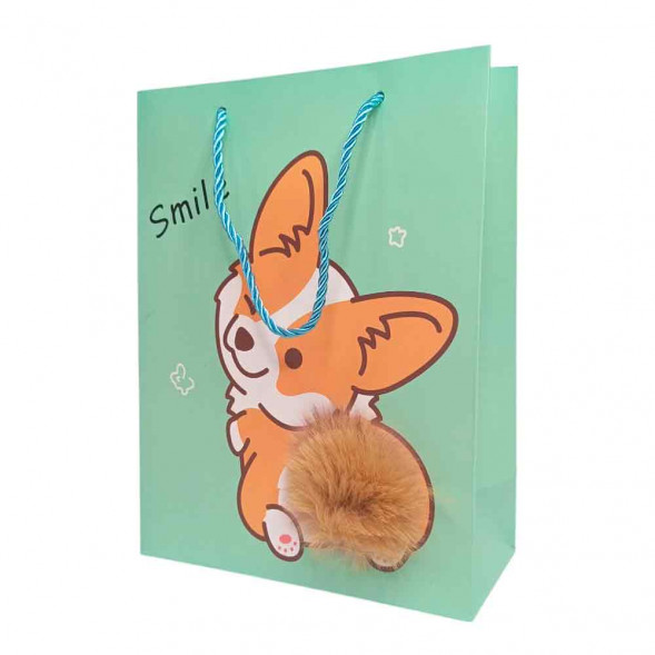 Пакет ЛЮКС Пушистик размер 18*24*8,5см