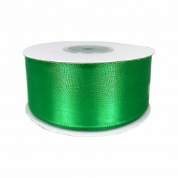 Лента атласная зеленый папоротник размер 4см*23м