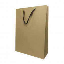 Пакет крафт с тканевой ручкой размер 32*44*13см