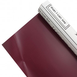 Пленка в рулоне матовая Газета двухцветная белая винная размер 58см*10м 65мкм