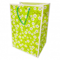 Пакет ЛЮКС Сакура с широким дном размер 28*42,5*28см