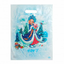 Пакет вырубной ПВД Снегурочка  30*40см 40 мкм 50шт