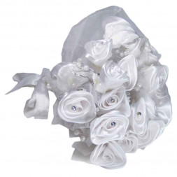 Букет дублер атласный с бусинами