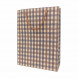 Пакет крафт Клетка размер 28*37*10см