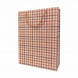 Пакет крафт Клетка размер 28*37*10см