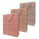 Пакет крафт Клетка размер 28*37*10см