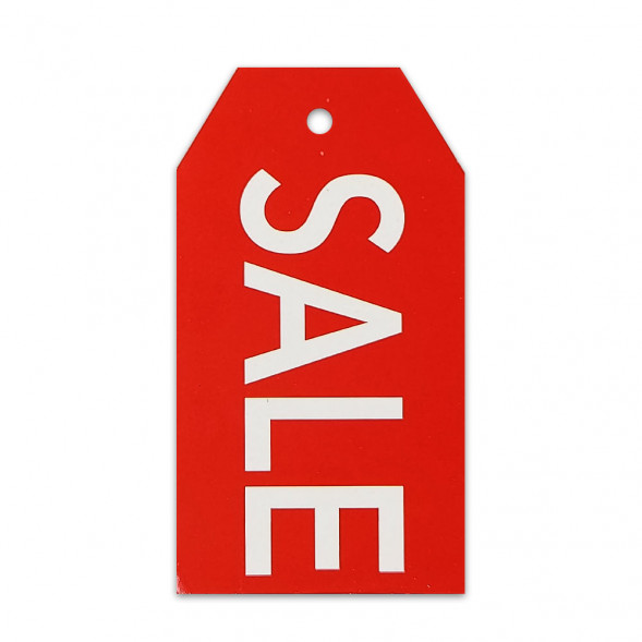 Бирка картонная SALE 14688 размер 5*9см