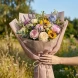 Пленка в рулоне матовая Воздух розовый пыльный размер 58см*10м 40мкм