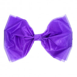 Бант на авто из органзы фиолетовый размер 60*100см