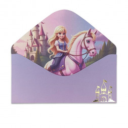 Конверт для денег С Днем рождения 8*16,5см арт 55353