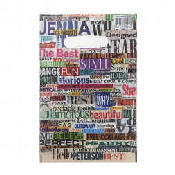 Пакет вырубной  ПВД Слова 20*30см 35 мкм 100шт