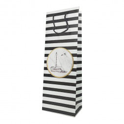 Пакет под бутылку ЛЮКС Рисунок размер 13*36*9см