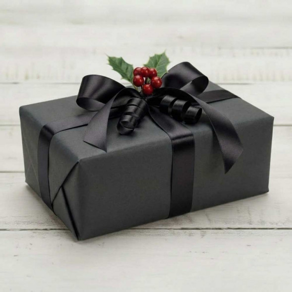 Бумага тишью в листах ЧЕРНАЯ размер 50см*66см