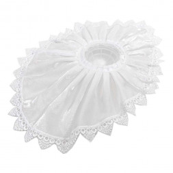 Манжетка для букета овальная с кружками размер 33*23см