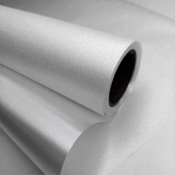Пленка в рулоне Мерцание белая размер 49см*4,6м 150мкм
