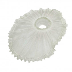 Манжетка для букета овальная молочная размер 33*23см