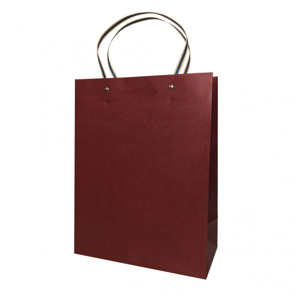 Пакет ЛЮКС однотонный размер 25,5*33*12,5см