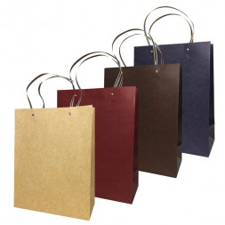 Пакет ЛЮКС однотонный размер 25,5*33*12,5см