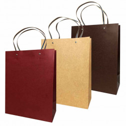 Пакет ЛЮКС однотонный размер 25,5*33*12,5см