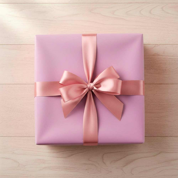 Бумага крафт в рулоне розовая размер 70см*10м 50гр/м2