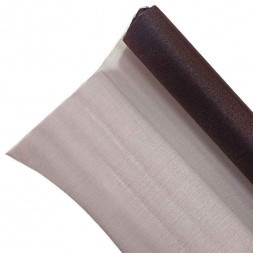 Органза СНЕГ в рулоне шоколад размер 70см*9м