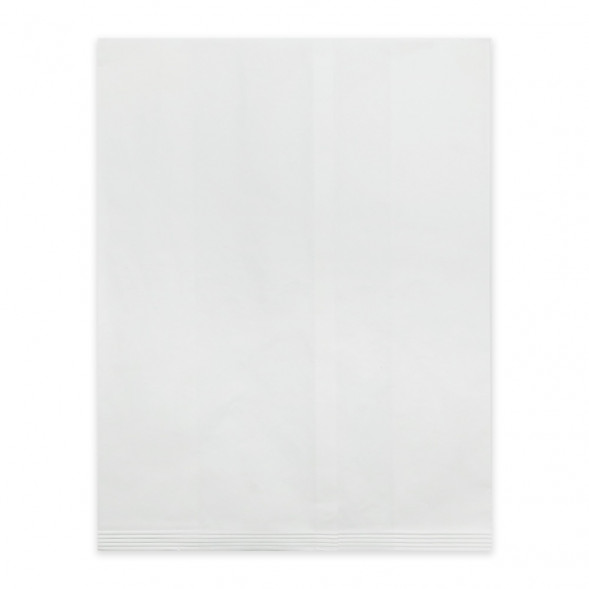 Пакет бумажный белый с ламинацией с плоским дном 40г/м2 размер 28,5*20*8,5см уп 10шт