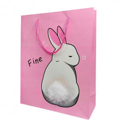 Пакет ЛЮКС Пушистик размер 26*32*12см