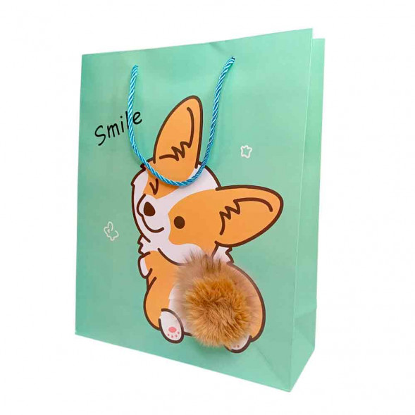 Пакет ЛЮКС Пушистик размер 26*32*12см