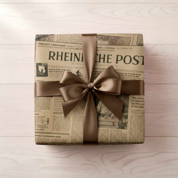 Бумага крафт в рулоне Газета размер 70см*10м