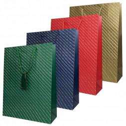 Пакет ЛЮКС Стрелки с золотым тиснением размер 31*42*12см