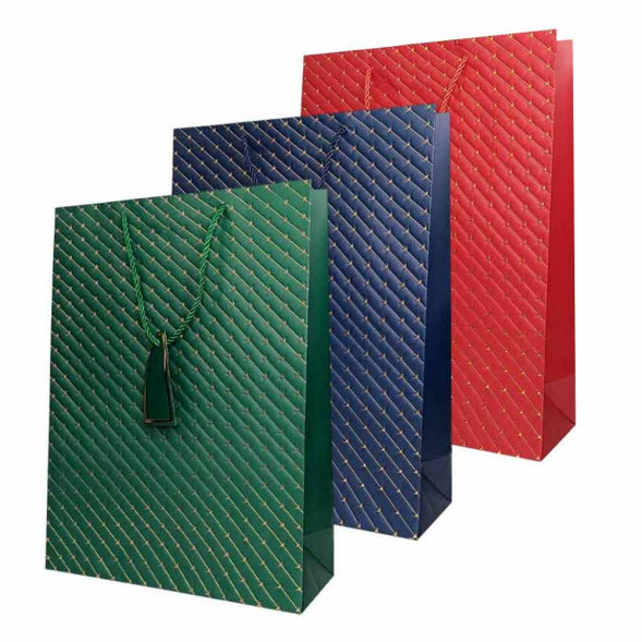 Пакет ЛЮКС Стрелки с золотым тиснением размер 31*42*12см