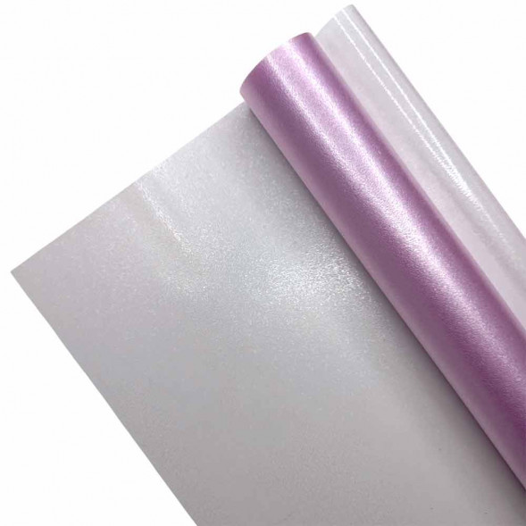 Пленка в рулоне Хрусталь сиреневая размер 57см*6,5м 120мкр