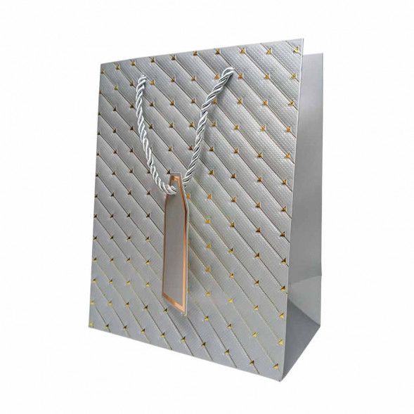 Пакет ЛЮКС Стрелки с золотым тиснением размер 18*23*10см