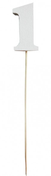 Топпер Цифра пенопласт h-31см