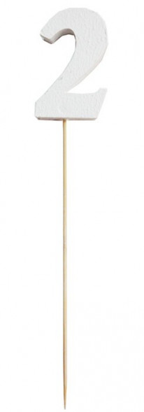 Топпер Цифра пенопласт h-31см