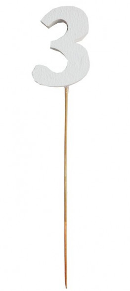 Топпер Цифра пенопласт h-31см