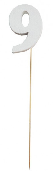 Топпер Цифра пенопласт h-31см