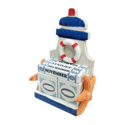 Календарь Маяк со звездами размер 7*10см