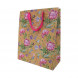 Пакет крафт Цветы размер 26*32*12см