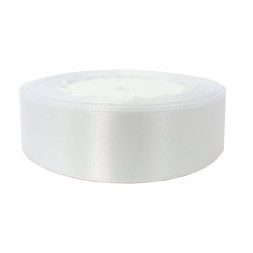 Лента атласная белая размер 2см*23м