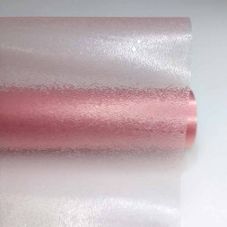 Пленка в рулоне Хрусталь розовая размер 57см*6,5м 120мкр