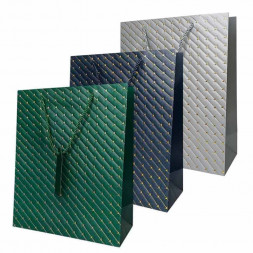 Пакет ЛЮКС Стрелки с золотым тиснением размер 26*32*12см