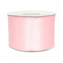 Лента атласная пудрово-розовая размер 5см*23м