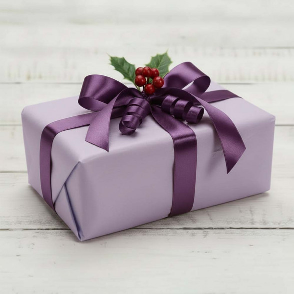 Бумага тишью в листах сиреневая размер 50см*70см