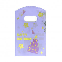 Пакет вырубной ПНД С днем рождения 9*15см 45 мкм 50шт
